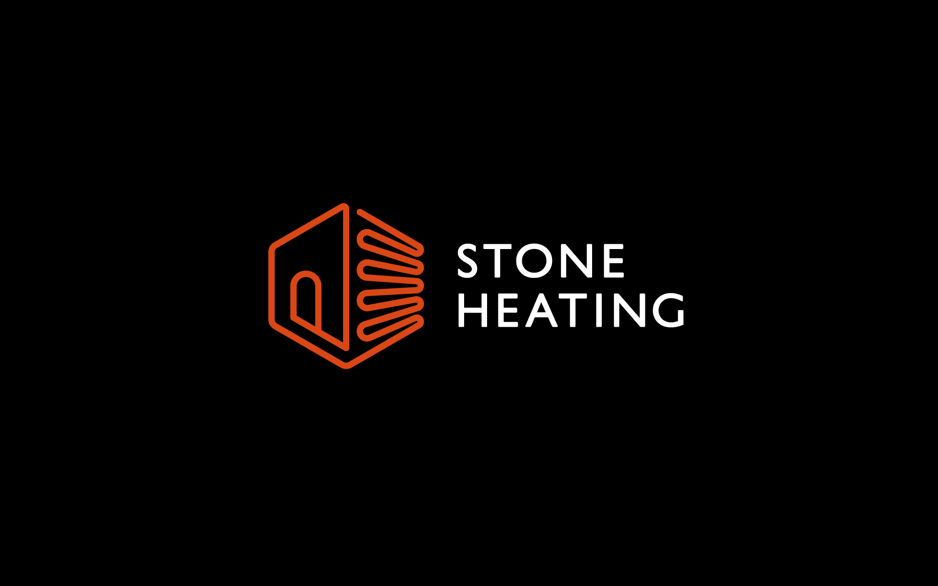 Landscape logo design for Stone Heating