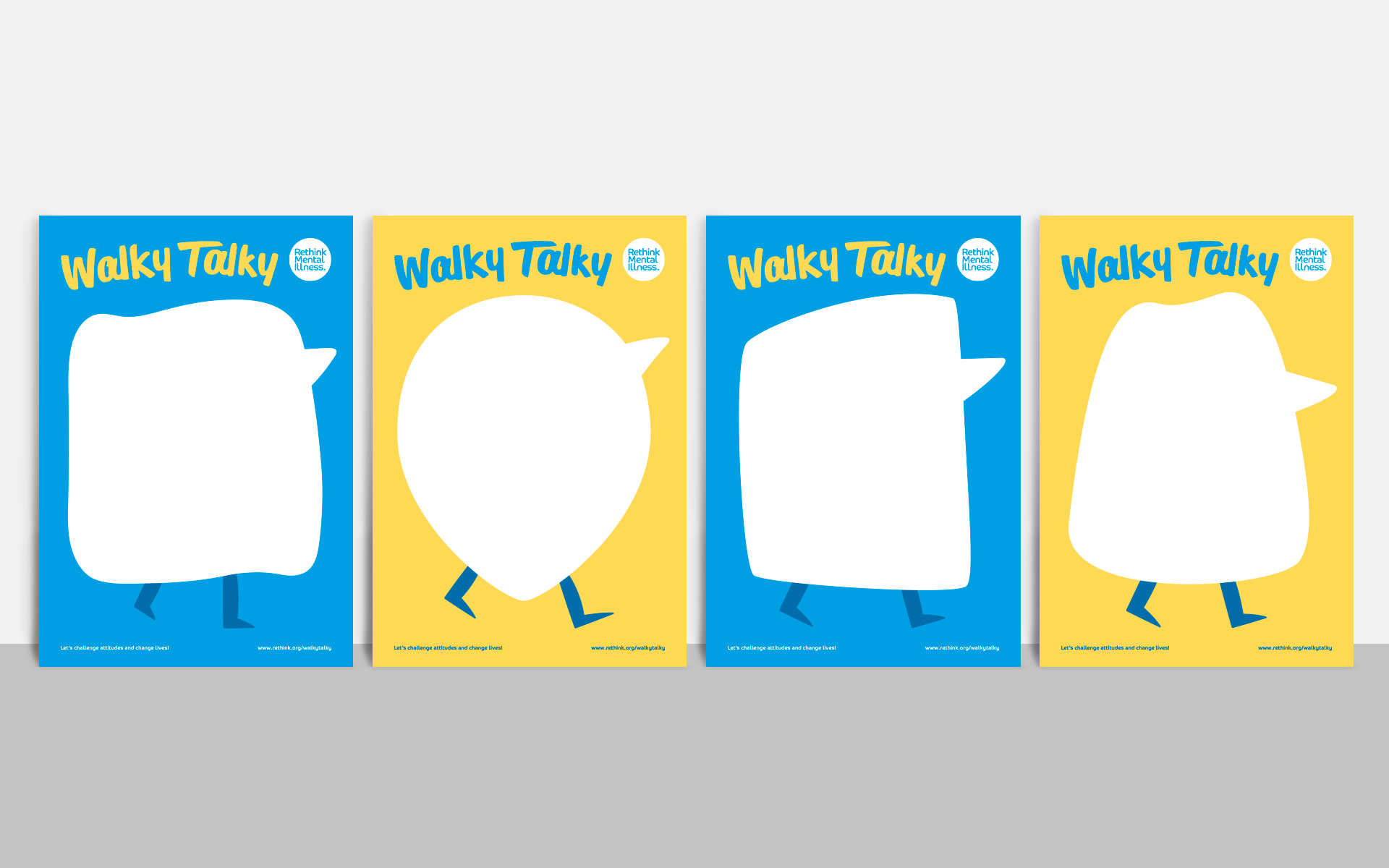 Walky Talky empty belly poster designs