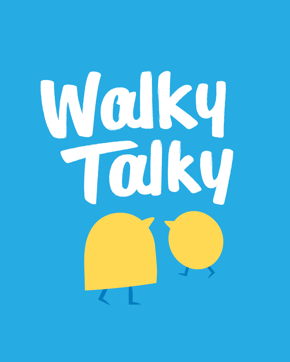 Walky Talky campaign logo design